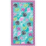 3C4G 23704 Seahorse & Shells Towel