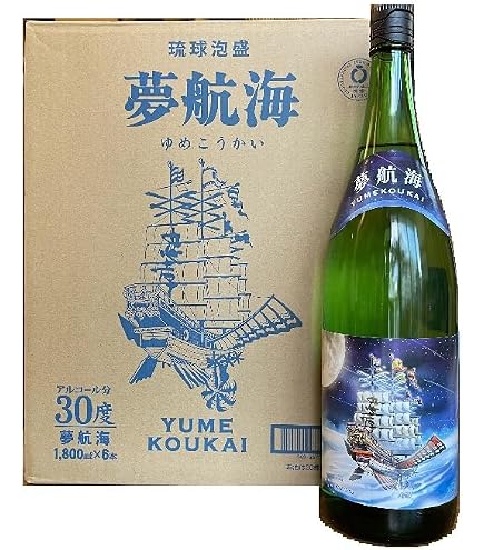 Amazon.co.jp: 泡盛 夢航海 30度 720ml /忠孝酒造(株) : 食品・飲料・お酒