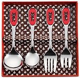 ヨシカワ カレルチャペック キッズカトラリー 4pcs スモーキー UT0004