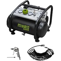 Amazon | ミナトワークス オイルレス 型 エアーコンプレッサー