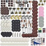 SPTA ロータリーツールアクセサリーセット付きボックス サンディング/グラインディングセット 為に 1/8"（3mm）シャンク Dremel (ドレメル）Proxxon ロータリーツール--サンディ