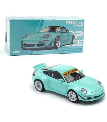 Amazon | ダイキャスト収集品モデルカー Pop Race 1:64ポルシェ