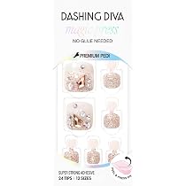 Amazon | 【DASHING DIVA】 ネイルチップ 24枚入 マジックプレス