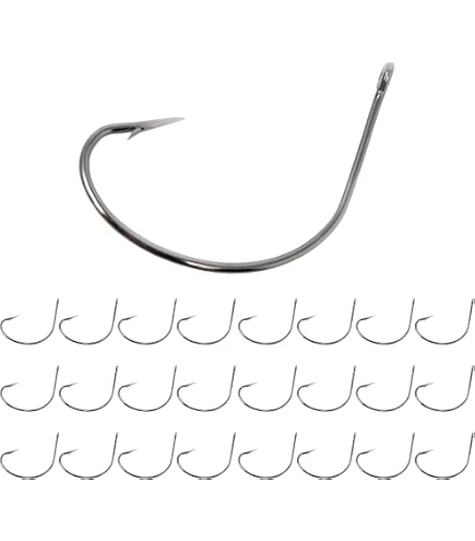 thumbnail image 2 of VMC 7269TI TechSet Heavy Duty Hooks – Size 5/0, Pack Of 6 – Dropshot Ready 2 of 3
