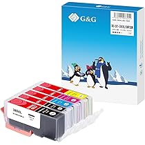 Amazon.co.jp: 【G&G】 BCI-381+380XL/5MP 5色セット 380XLPGBKのみ大