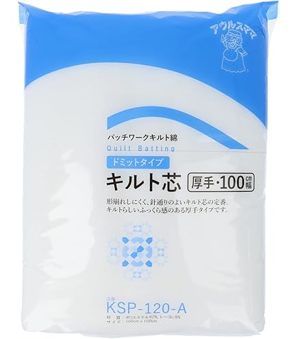 Amazon | バイリーン キルト綿 厚さ標準 片面接着 20m巻 MKM-1