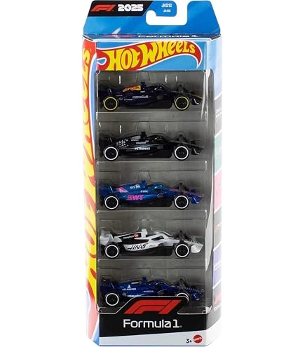 Amazon.co.jp: Hot Wheelsトイカーズフォーミュラ1 5個パック。 | F1