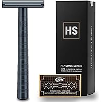 Henson Shaving AL13 ++ JET BLACK 深剃モデル Amazon.co.jp: 【本体×替刃100枚セット×ギフトバック付】HENSON