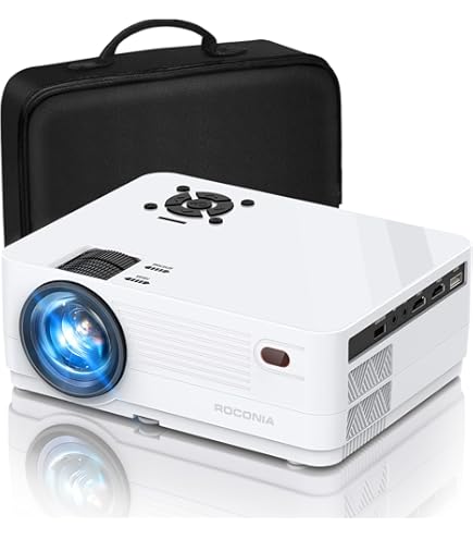 Towond 120 Inch Portable Projection Screen With Stand For