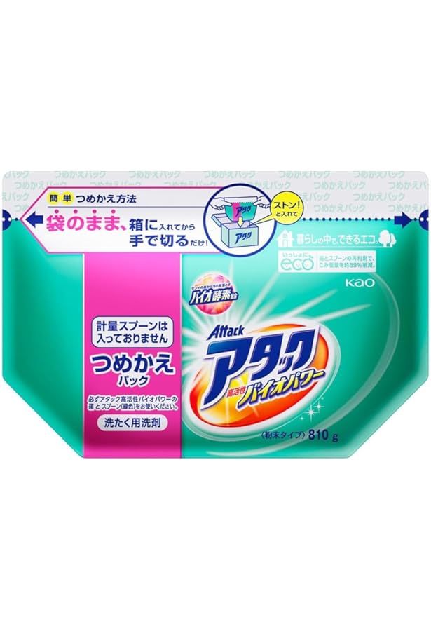 Amazon | 【まとめ販売6箱セット】 花王 ワンパックアタック高活性