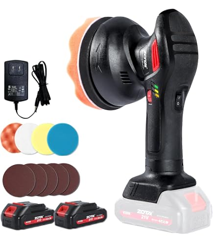Amazon | マキタ互換 コードレスポリッシャー, 18V, 145mm, 8段変速