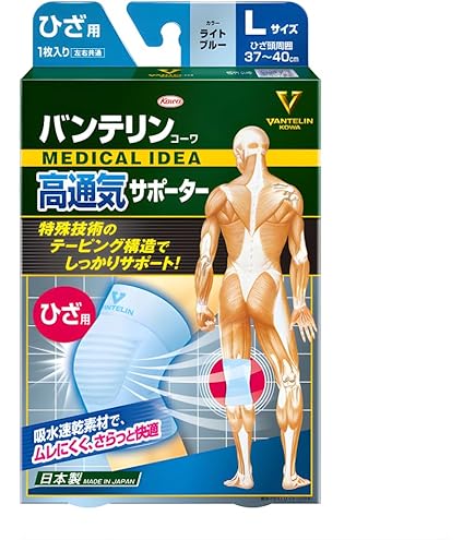 バンテリンサポーター 高通気タイプ ひざ専用