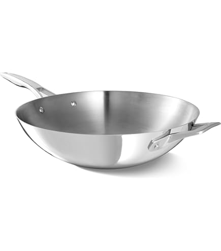 Corelle Brands DuraNano CBDN28WOK-HH/SG Wok Pan with Lid, 28cm