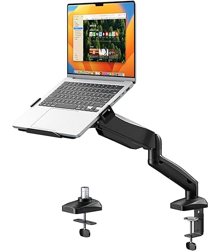 Veiling - GRIFEMA Monitorarm met laptoplade voor 13-32 inch