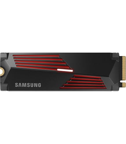 Amazon | Samsung 990 PRO ヒートシンク SSD 4TB、NVMe M.2 2280