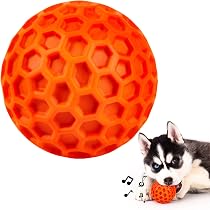 Amazon | AUSCAT 犬用ボール 音が鳴る 天然ゴム サッカー型 噛む