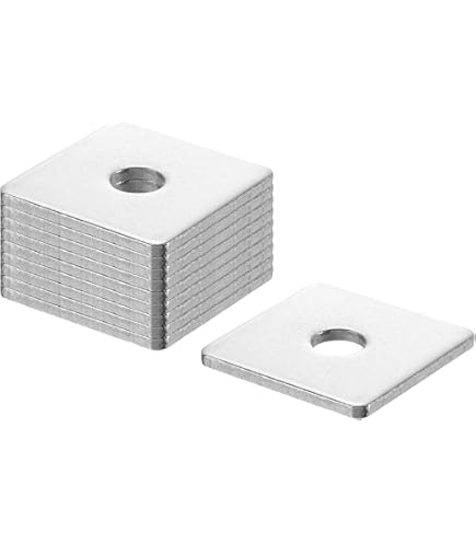 Amazon | uxcell 角ワッシャー M3x10mm 角座金 内径3 mm 厚さ1mm