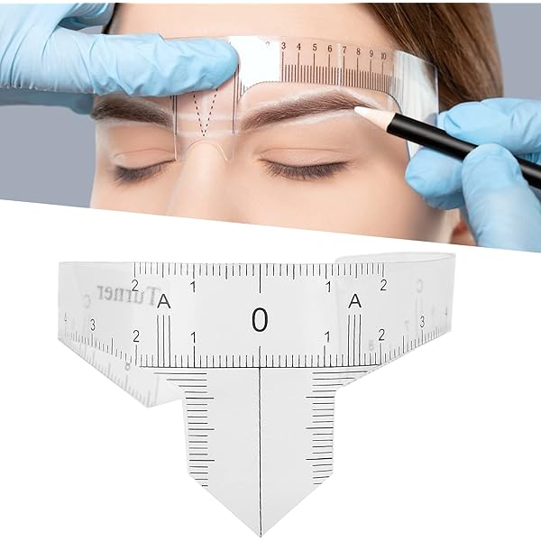 Amazon.co.jp: 眉毛定規、プロの眉毛ポジショニング定規、マイクロ