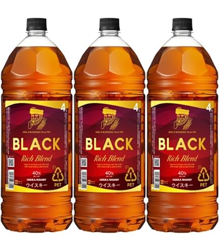 Amazon.co.jp: ブラックニッカ リッチブレンド 4Lペット 4L×4本 : 食品