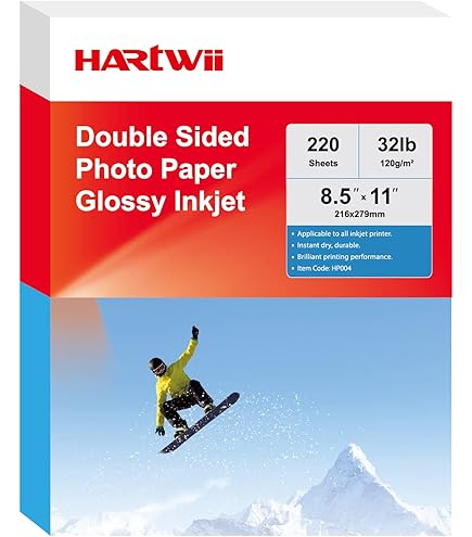Professional Printing Paper MR.R Double Sided Glossy - 8.5x11 Letter Size 100 Sheets 300gsm 80lb Photo Paper