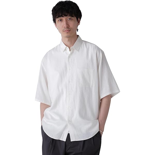 nano・universe - NANO universe【新品】幾何学模様プリントシャツ/オーバーサイズ nano・universe - NANO universe【新品】幾何学模様プリント