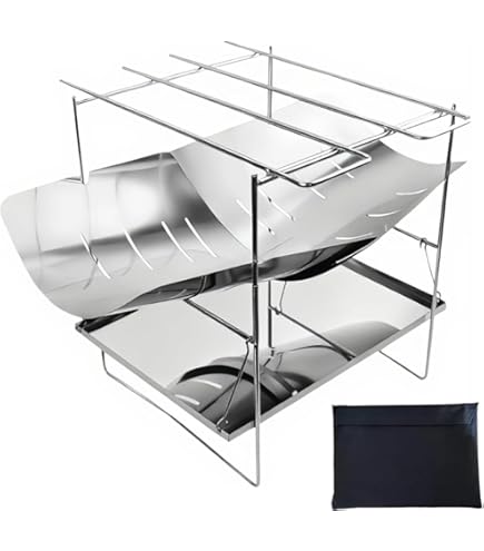 焚き火台 ステンレス製 折りたたみ式 Amazon | 焚き火台 折りたたみ式 軽量＆コンパクト A4サイズ