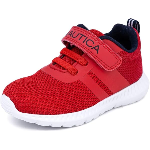 Nautica Kids Slip-On Sneakers - Neon Rainbow Running Shoes For Toddlers & Little Kids, Easy On & Off - View #9