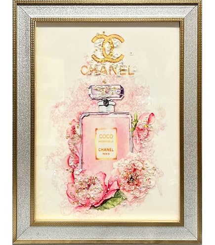 Amazon.co.jp: クリスタルアート おしゃれ 35x45cm アート 香水 コロン