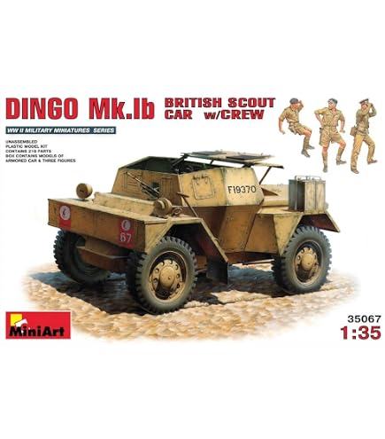 Amazon | ミニアート 1/35 ディンゴMKII Pz.Kpfw.Mk 1 202 e w/CREW
