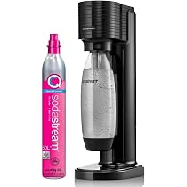 Amazon.co.jp: SodaStream GAIA Starter Kit (Black), Set Includes
