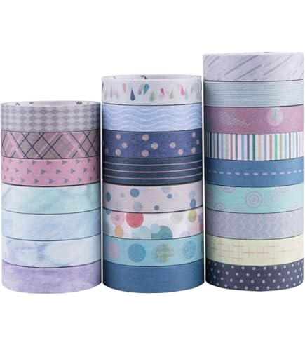 Amazon.co.jp: 格子縞 マスキングテープ セット 10巻 創造性 カラフル