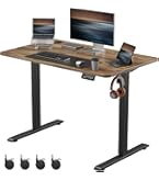 Amazon | ERGOMAKER昇降デスク 110*60CM電動昇降デスク 高さ調節デスク