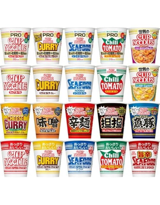 Amazon.co.jp: カップヌードル 20種 詰め合わせ [定番全種アソート PRO