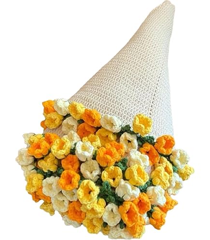 Amazon｜花束になるブランケット 80cm かぎ針編みのブーケブランケット