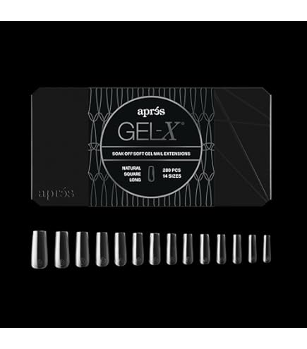 apres アプレ ジェルエックス チップセット　新品あり Amazon | APRÉS Gel-X® アーモンド ネイルチップセット｜280枚入り
