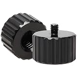Huepar メネジ5/8"-11 変換 オネジ1/4"-20 ネジ径変換アダプター 固定ネジアダプター 三脚 レーザー 墨出し器 水準器アダプター 適用 変換アダプタ― アルミ合金製【5/8"-11→1/4"-20】2個入り