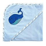 Luvable Friends Hooded Towel, Blue Whale by Luvable Friends [並行輸入品]