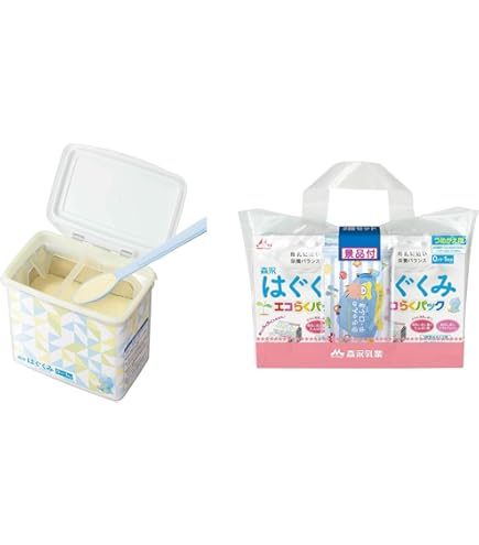 Amazon.co.jp: 森永 エコらくパック はじめてセット はぐくみ 800g