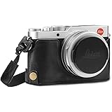 MegaGear Leica D-Lux 7 Ever Ready(エヴァーレディー) 本革 カメラ ハーフ ケース＆ストラップ バッテリーアクセス可能
