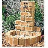 ニッコー　立水栓ユニット　サークルタイプ　補助蛇口仕様（補助蛇口は別売です）　パン：丸型　【水栓柱・立水栓セット　水受け付き（蛇口は別売）】 ブライトイエロー
