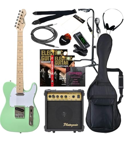 Amazon | エレキギター 初心者セット テレキャスタータイプ 15点