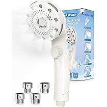 シャワーヘッド 6段階 マッサージ マイクロナノバブル バス 手元止水 ホワイト Amazon.co.jp: シャワーヘッド マイクロナノバブル 6段階水流