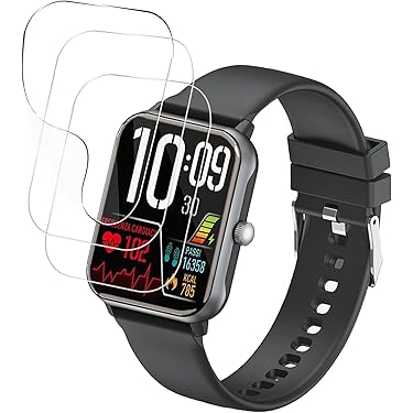 3 枚入り♡スマートウォッチ 用 保護フィルム 液晶保護フィルム Amazon.co.jp 最新リリース: スマートウォッチ用スクリーン