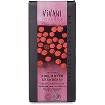 Amazon | ヴィヴァーニ オーガニックダークチョコレート クランベリー