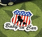 BABY IN CAR ステッカー ROAD SIGN サイズS＿SC-BIS15-LFS