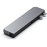 Satechi USB-C Proハブ Max 8in2 (スペースグレイ) USB4 USB-A/Cデータ イーサネット SD 音声ジャック (MacBookPro Air M1 M2対応)