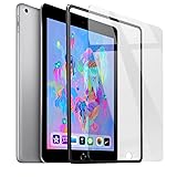 【Amazon限定ブランド】ガイド枠付 iPad 9.7 / iPad Pro 9.7 / iPad Air2 2014 Air 2013 保護フィルム 強化ガラスフィルム 液晶保護フィルム ApplePencil(第1世代)対応 日本メーカー 硬度