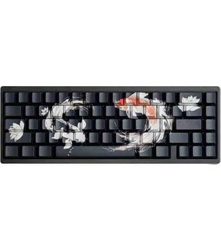 MOLGRIA PBT Tastenkappen Set 'Tinte Panda' – 71 Keycaps, OEM-Profil, Für 60% Tastaturen (Cherry MX, Gateron, Kailh)