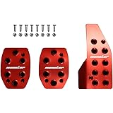 MONSTER SPORT スポーツドライビングペダルカバー スイフトスポーツ[ZC33] MT車用 レッドアルマイト 849521-7650M