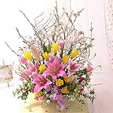 BunBunBee 早春のおまかせ桜アレンジ「2017桜ふぶき」